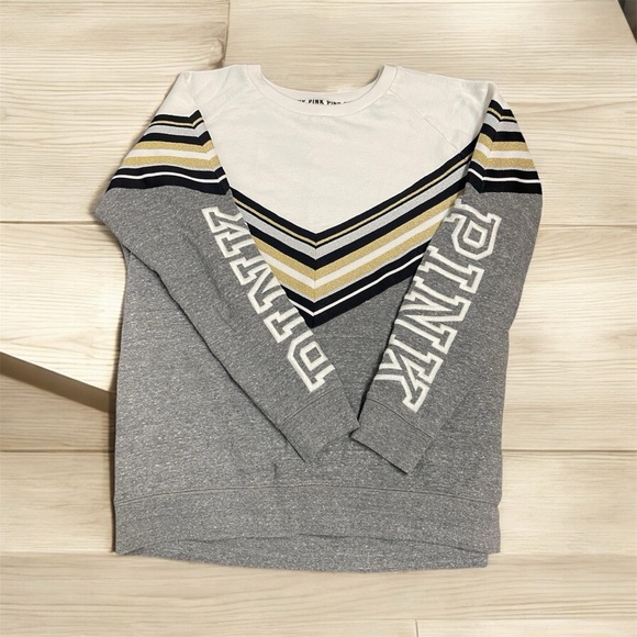 Victoria’s Secret PINK Varsity Cheerleader Crewneck Sweatshirt, Size M - Picture 1 of 6